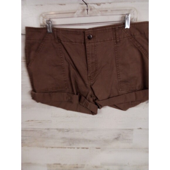Women's Magellan‎ Brown Shorts Adjustable Length Size 16 - Picture 4 of 16